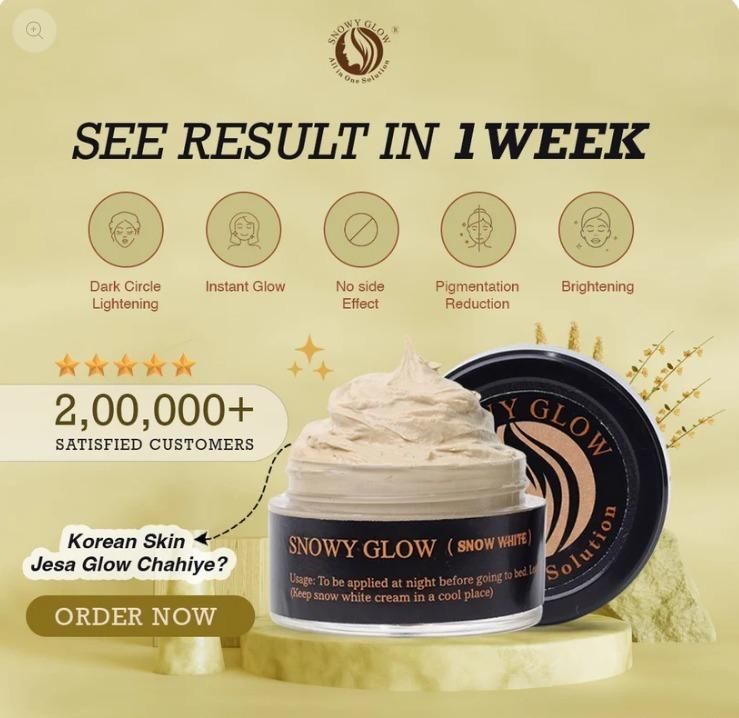 Vionera Snowy Glow face Cream 100ml || Night Glow